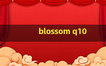 blossom q10